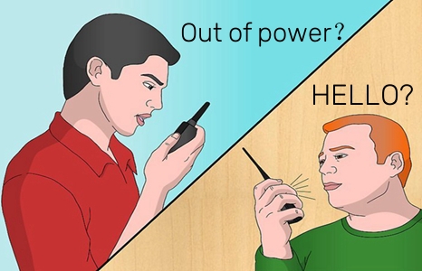 How to prevent the radio out of power when going out?