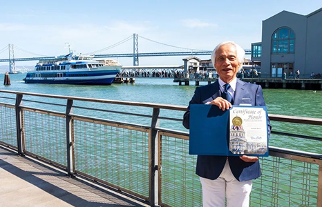 83-year-old Japanese HAM sails alone across the Pacific Ocean