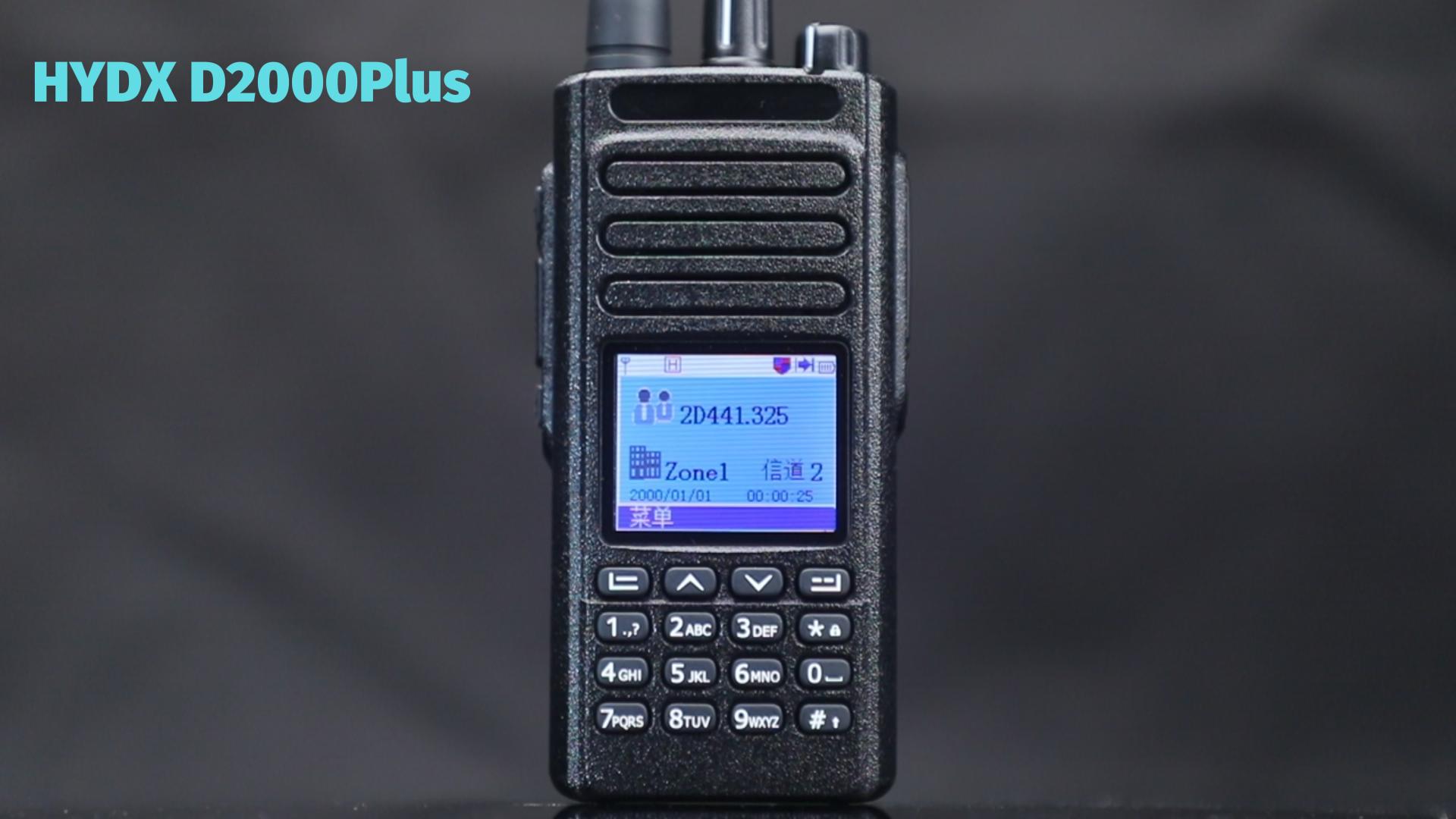 D2000Plus Handheld Digital Two-Way Radio